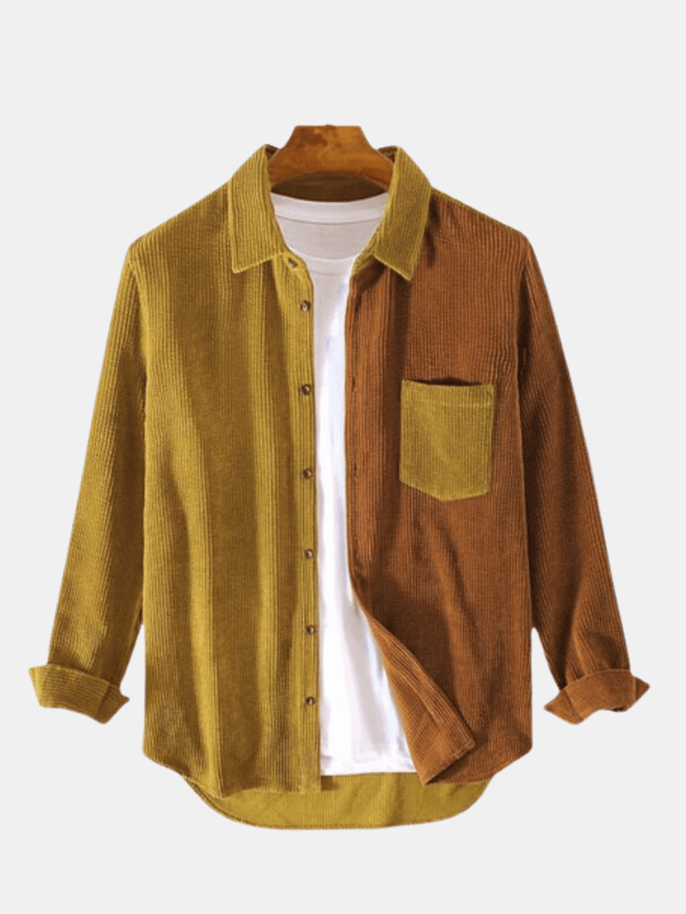 Corduroy Heren Overhemd